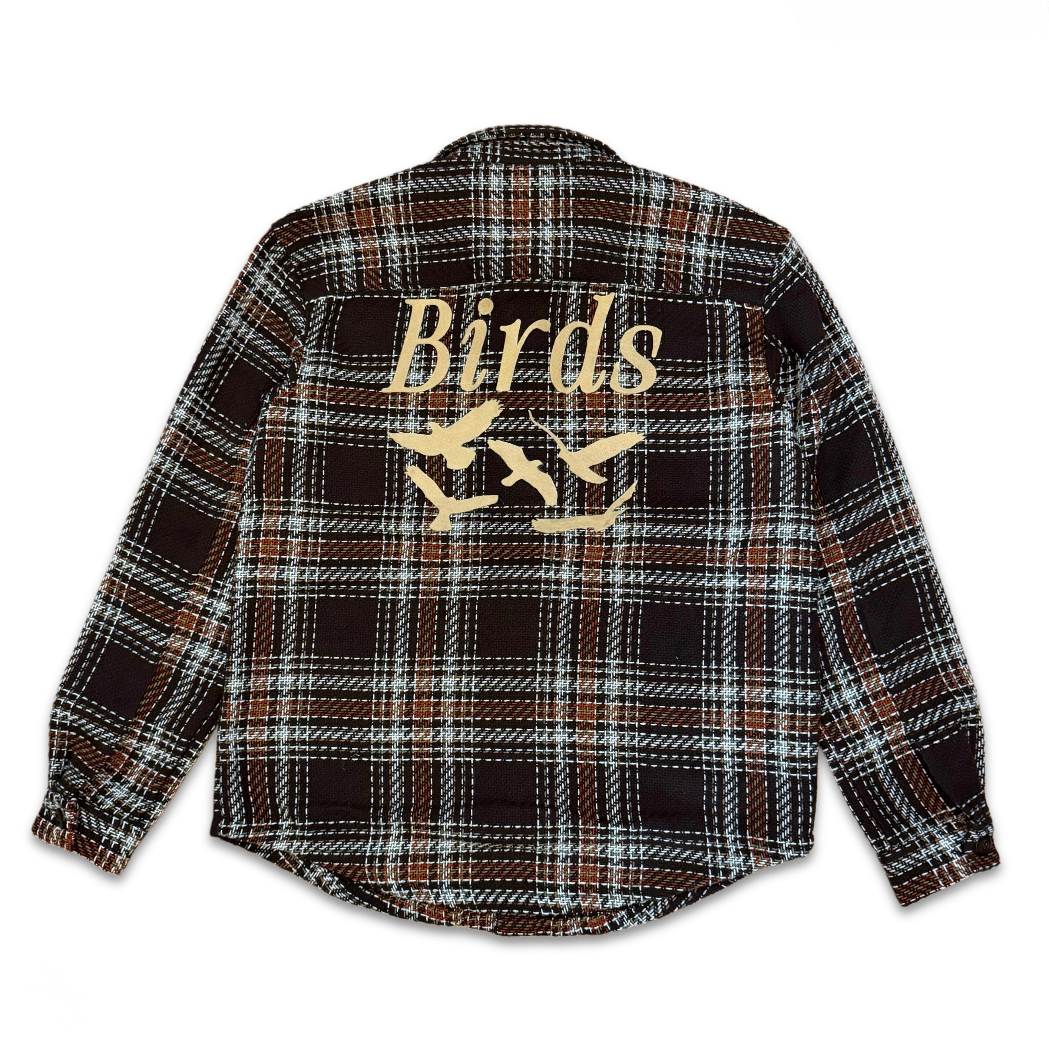 "Birds" Flannel Shirt
