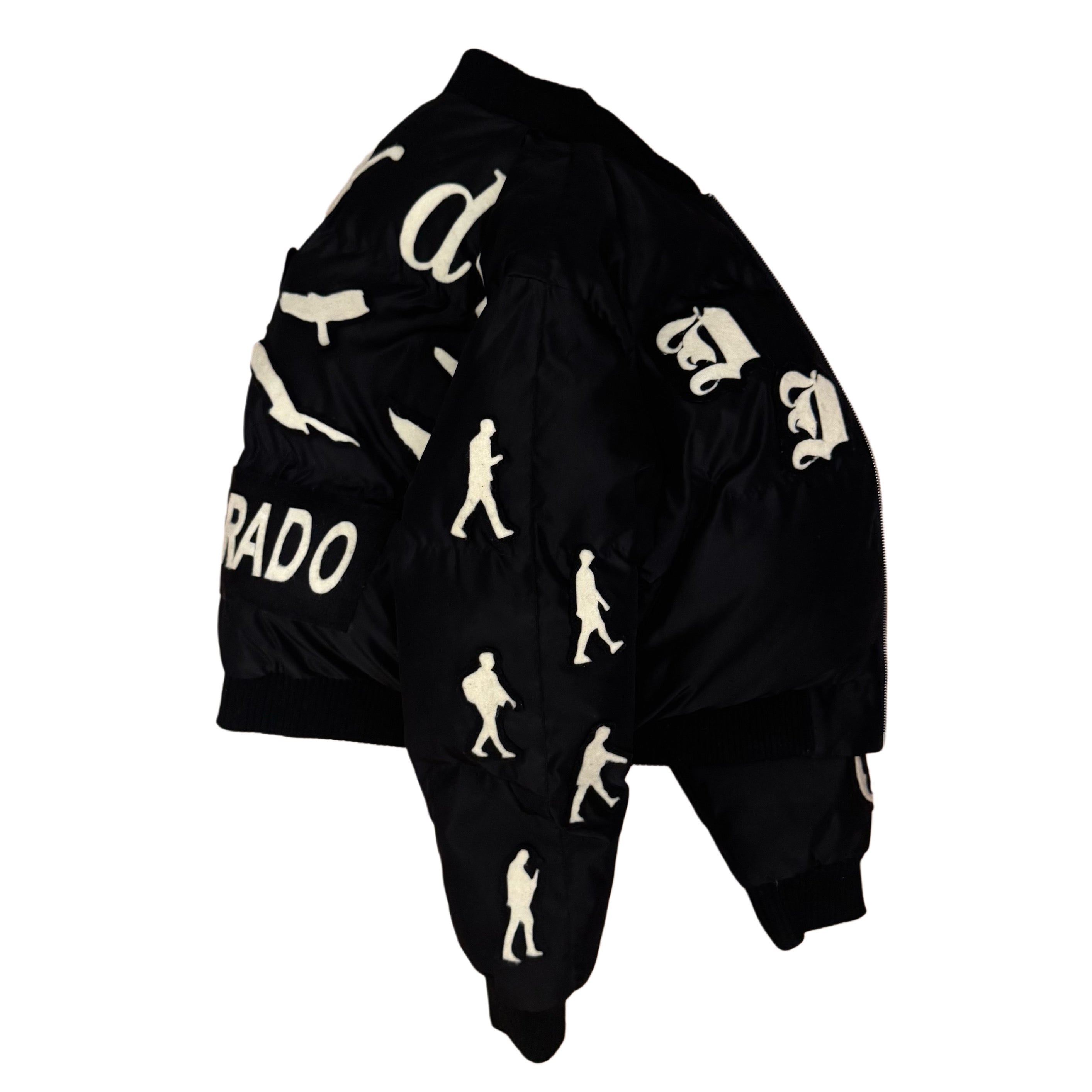 "BEWARE THE BIRDS" VARSITY JACKET