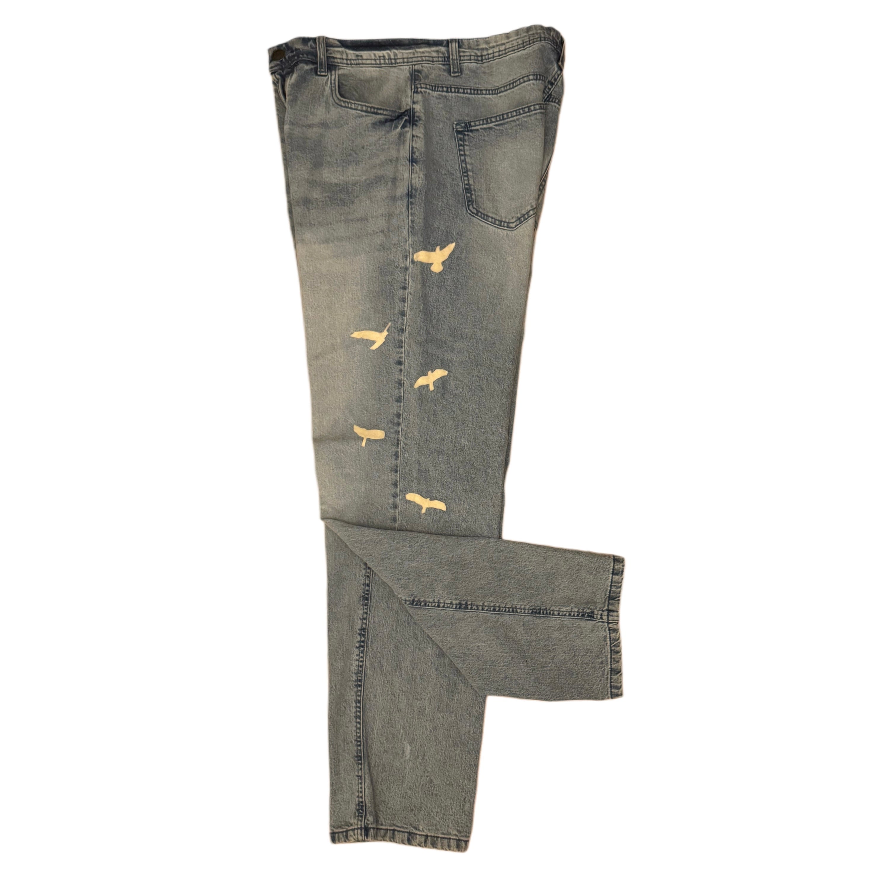 "BIRDS" DENIM JEANS