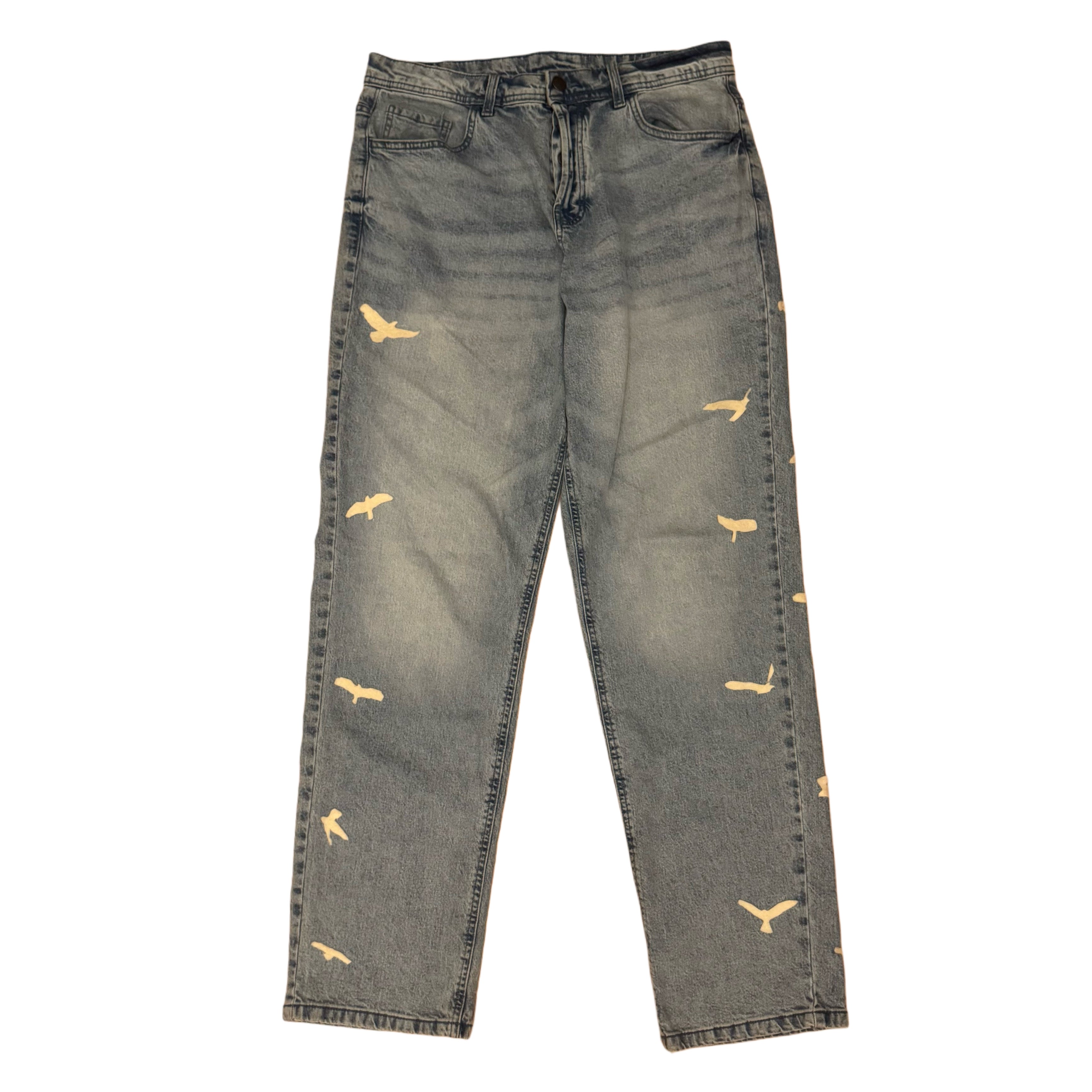"BIRDS" DENIM JEANS