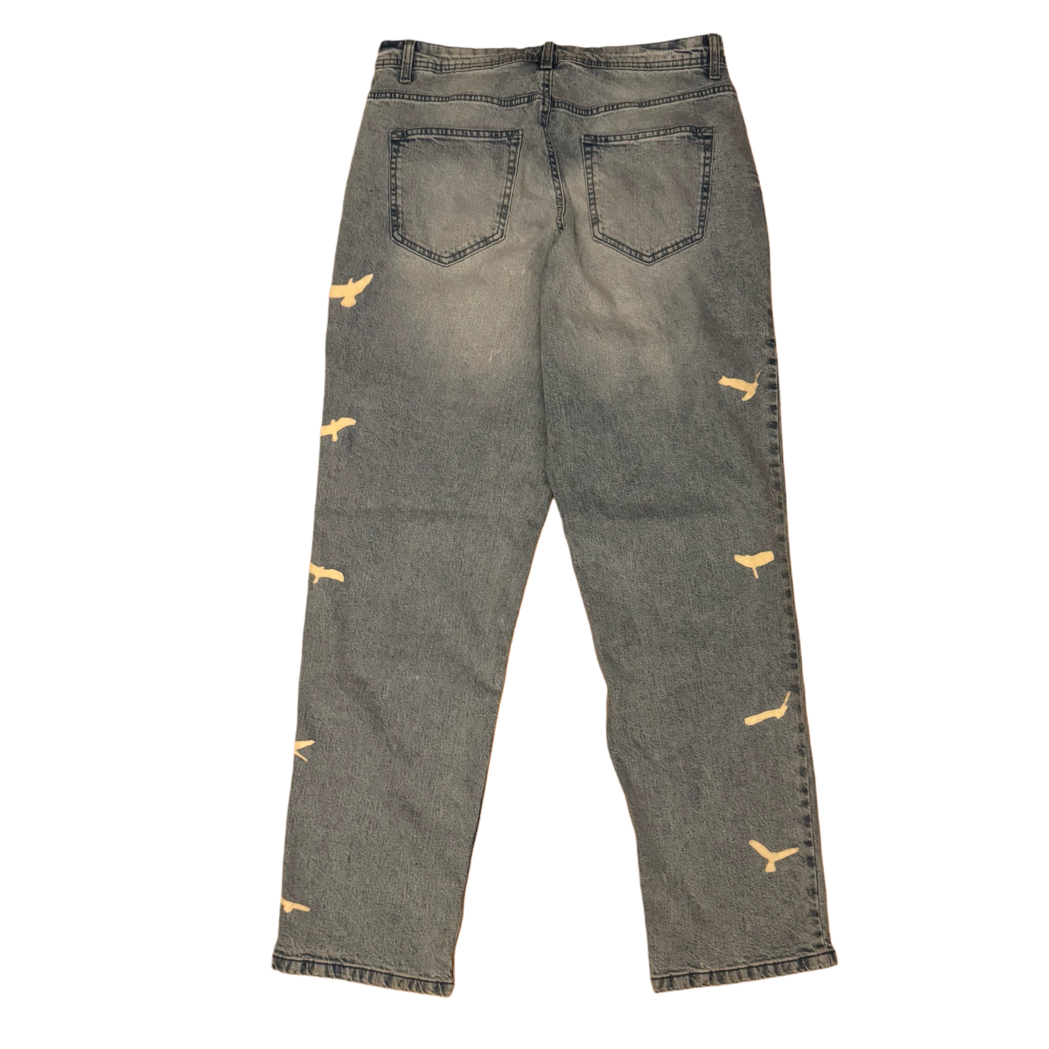 "BIRDS" DENIM JEANS